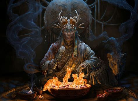 Pagan shaman in proximity
